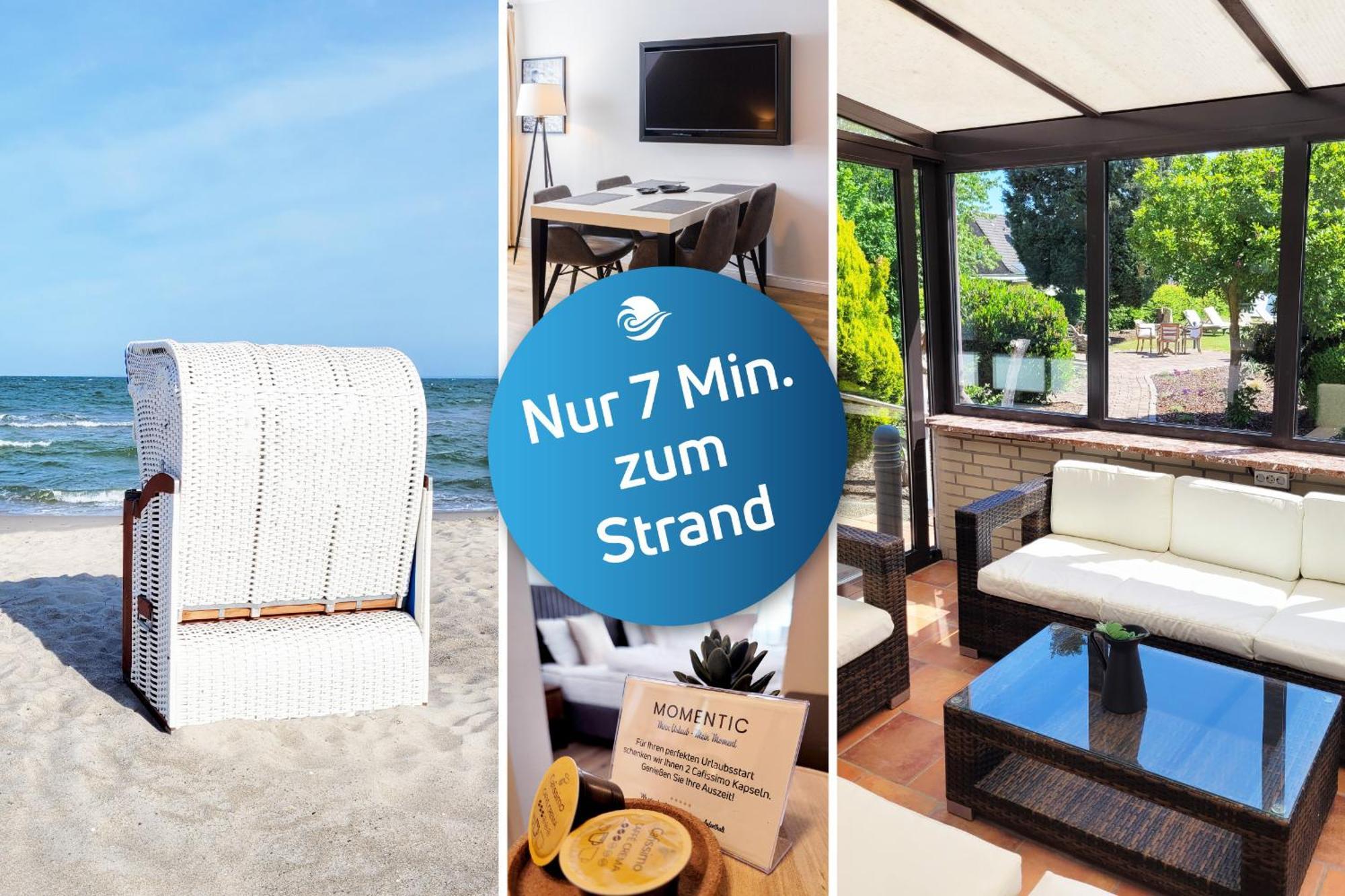 Strandnahe Ferienwohnung - Sehr Modern Und Hochwertig Eingerichtet, Inklusive Parkplatz, Gartenzugang Und Fahrradunterstellmoeglichkeit Scharbeutz Exterior foto